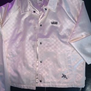 Vans button down bomber jacket